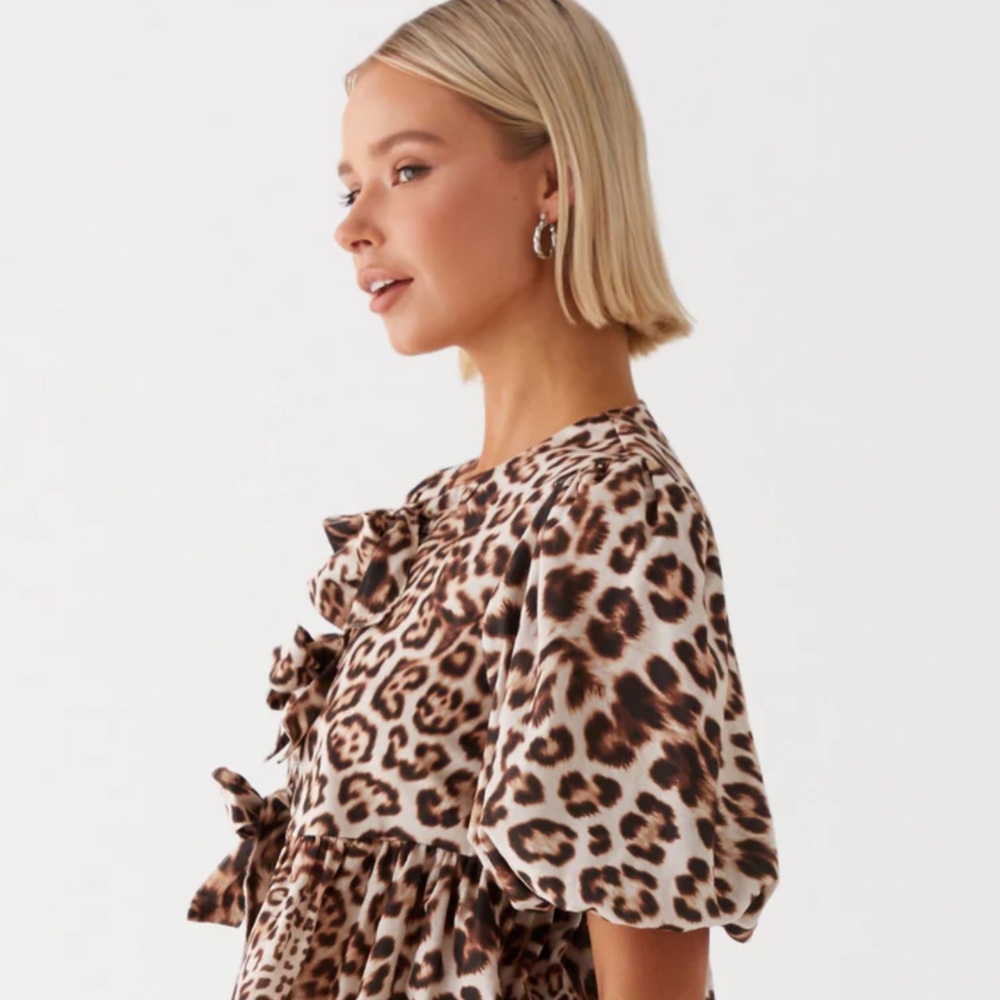 Peppermayo Leopard Print Blouse - image 3